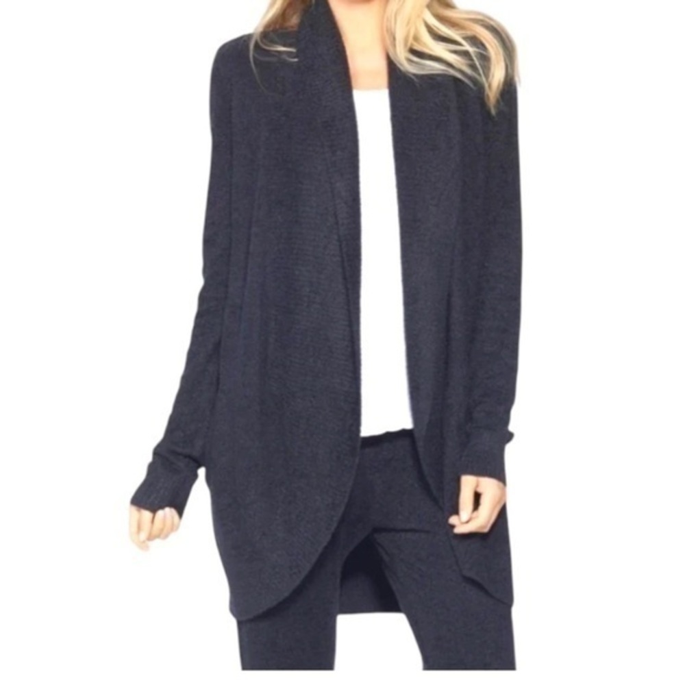 BAREFOOT Dreams Bamboo Chic Lite Circle Cardigan in Navy